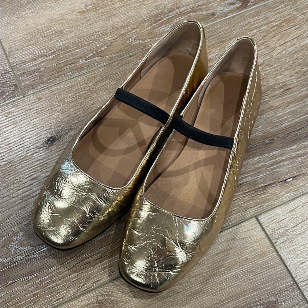 Madewell Gold Women's Flats